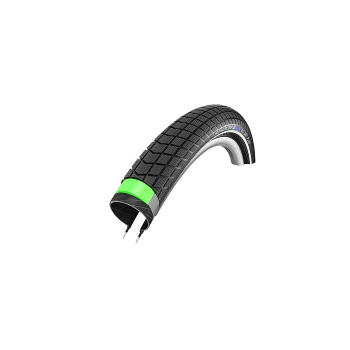 Schwalbe plášť Big Ben Plus 20x2.15 GreenGuard SnakeSkin čierna+reflexní pruh
