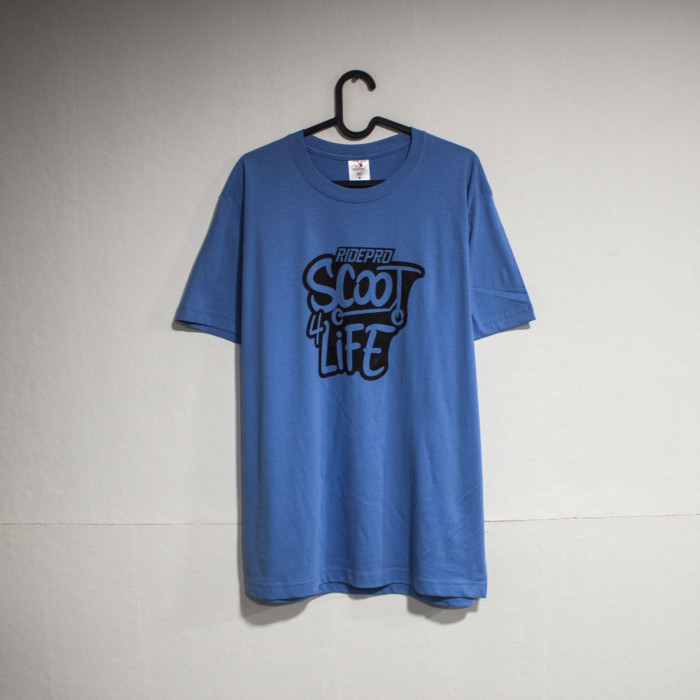 RIDEPRO Scoot4Life Modré Tričko