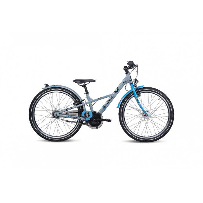 S'COOL  Detský bicykel XXlite alloy 7s modrý/tmavomodrý ()