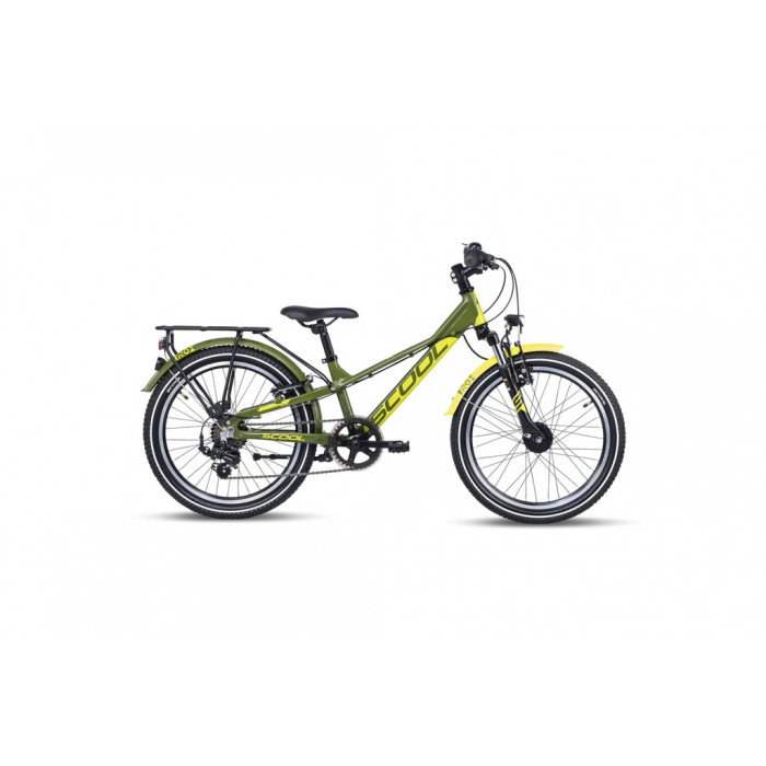 S'COOL  Detský bicykel troX EVO 21s zelený/žltý ()