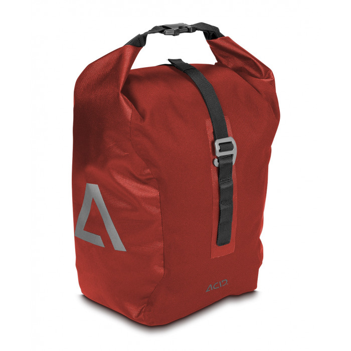 Bočná taška ACID Traveler 15 flame´n´black na zadný nosič