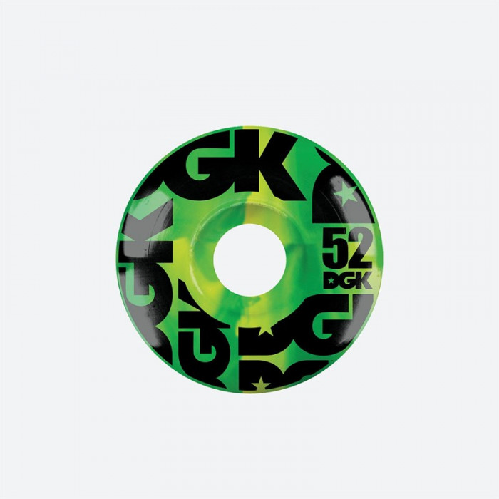 kolečka DGK - Swirl Formula Wheels Green (MULTI) velikost: 52mm