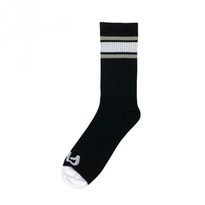 Ponožky Cult STRIPE Black / Grey/ White Uni Size