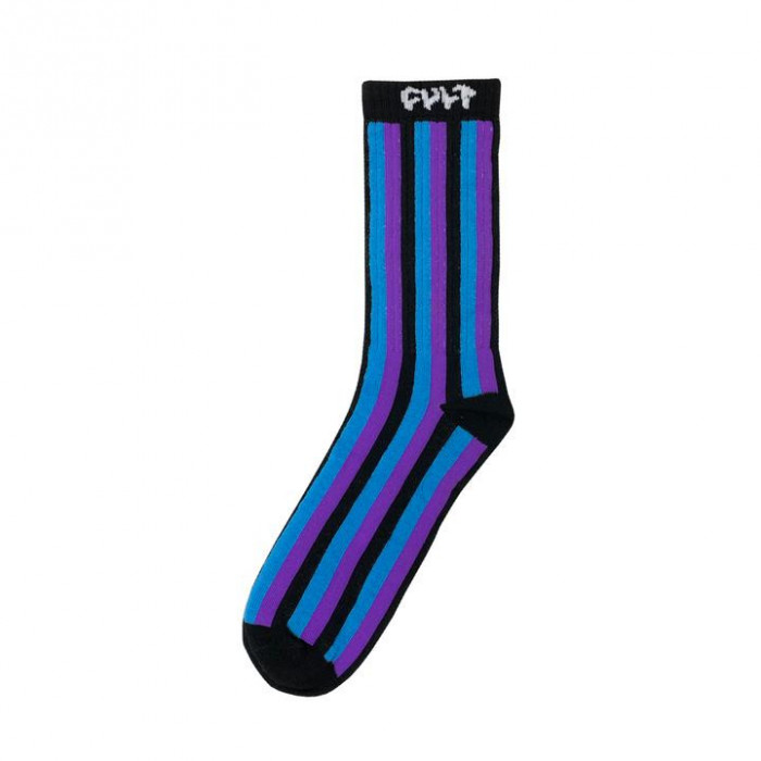 Ponožky Cult VERTICAL STRIPE Blue / Purple Uni Size