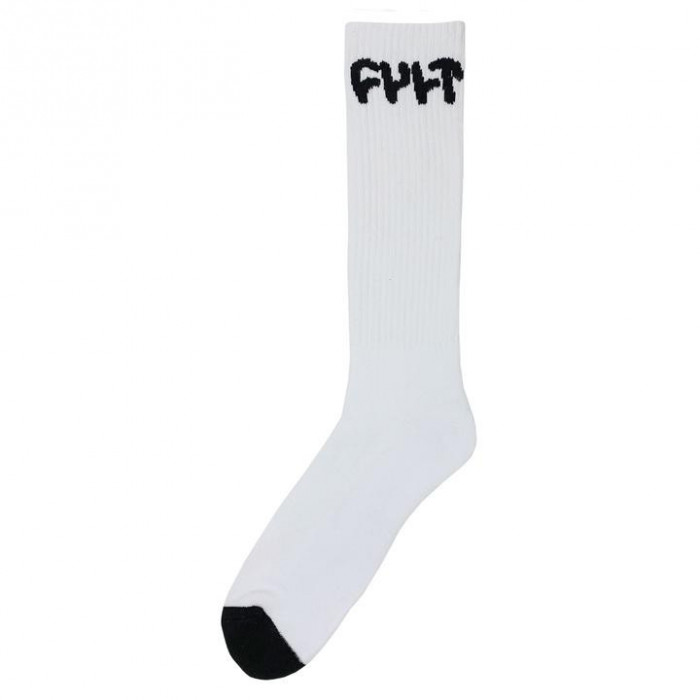 Ponožky Cult LOGO LONG SOCKS White Uni Size