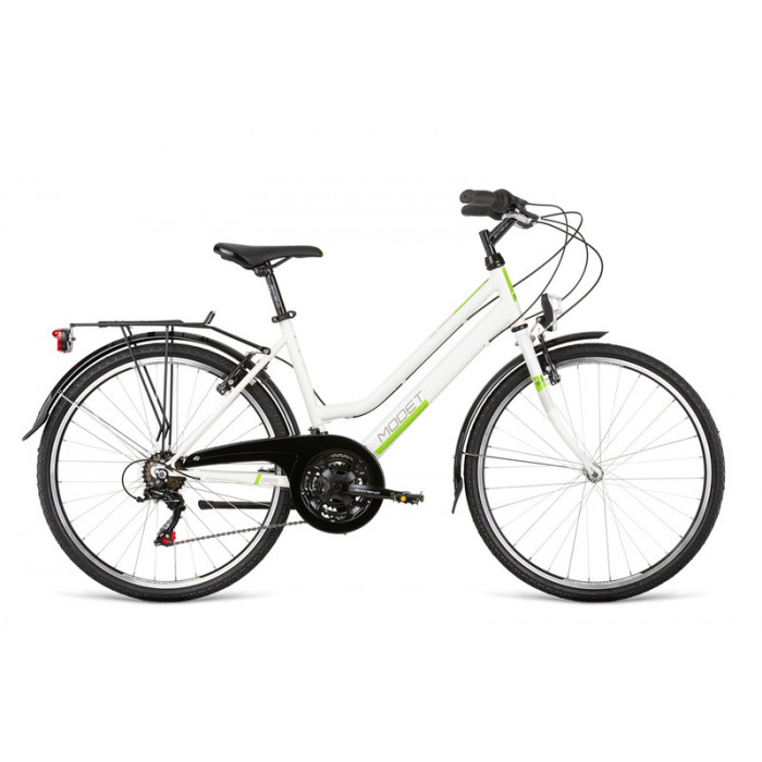 Bicykel MODET ORION LADY white-green 18"