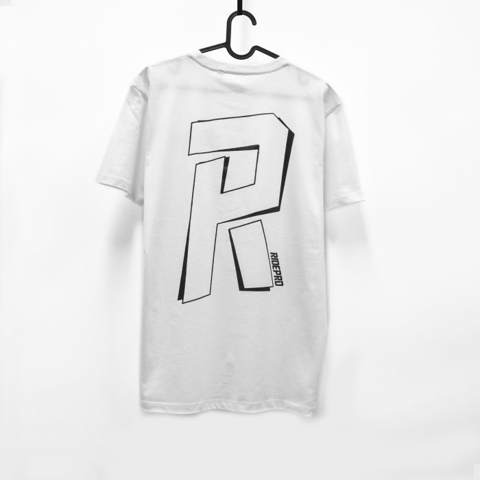 RIDEPRO BIG R Biele Tričko