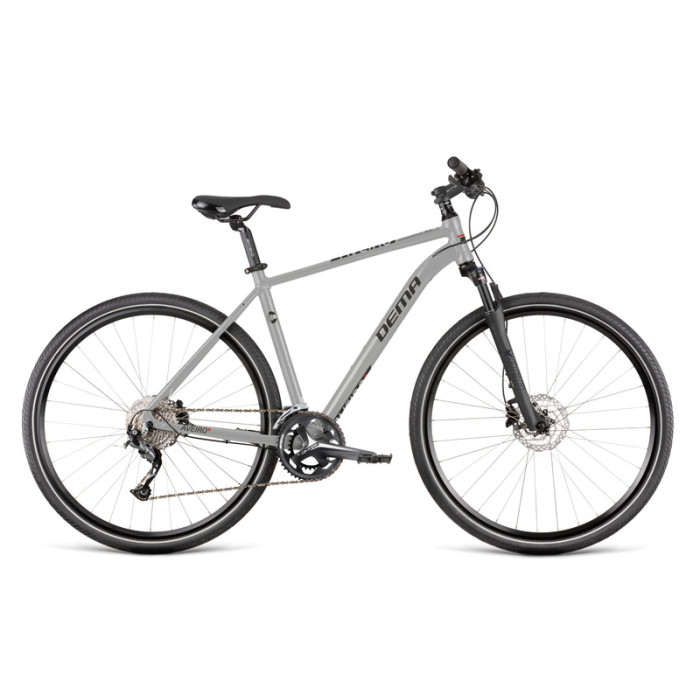 Bicykel Dema AVEIRO 9 silver - black M/18'