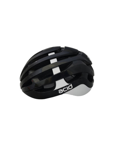 Cyklistická prilba ACID, S/M (54-58cm), black-white, shine