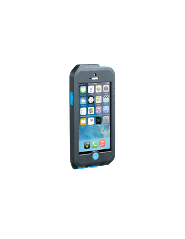 Puzdro Topeak WEATHERPROOF RIDE CASE (iPhone 5/5s/SE) čierno-modré (s držiakom)