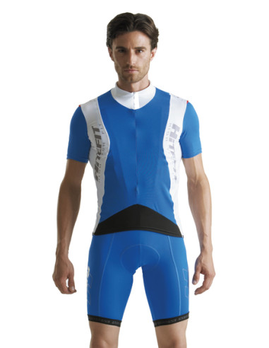Cyklistický dres pánsky GIESSEGI Prow bielo/modrý L