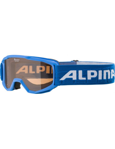 ALPINA Lyžiarske okuliare detské PINEY modré
