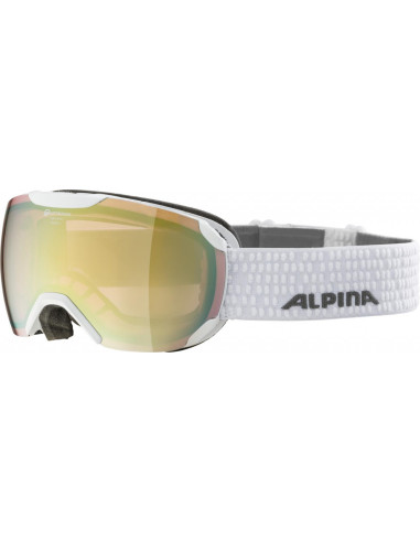 Lyžiarske okuliare Alpina Pheos S QVM biele, QVM lgold sph