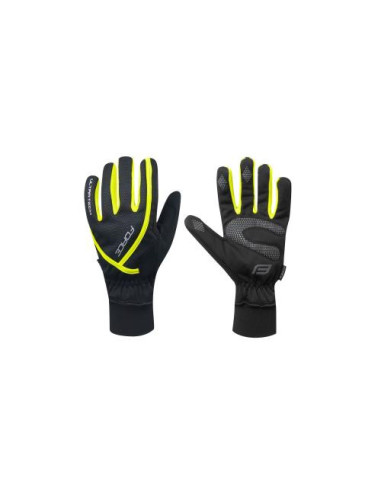 FORCE zimné rukavice ULTRA TECH, čierno-žlté