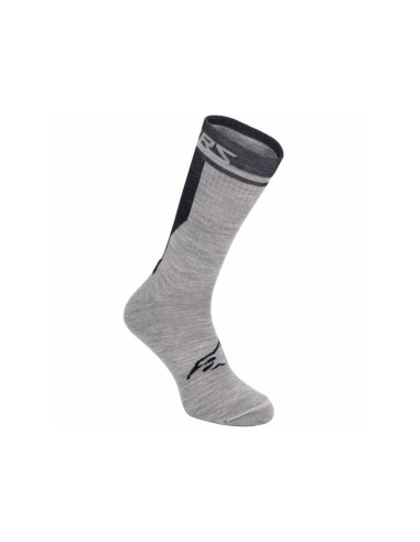 Alpinestars Merino 24 ponožky - Gray/black