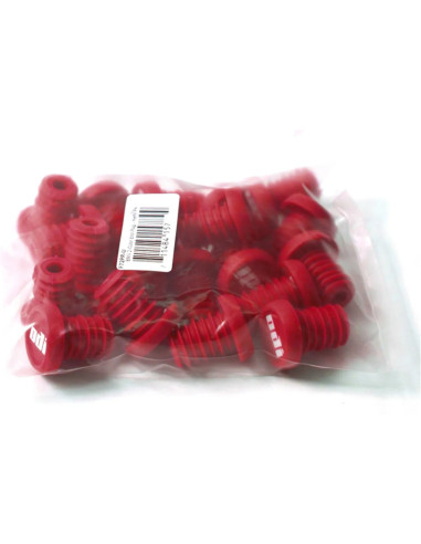 ODI BMX End Plug Refill Pack red, 20 pc