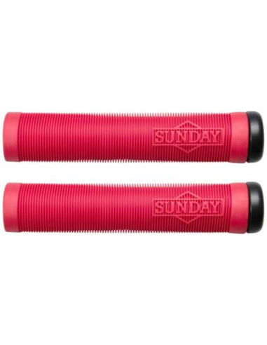 Sunday Cornerstone Grip Color: red, Grip length: 160, Material: Rubber, Model Year: 2021