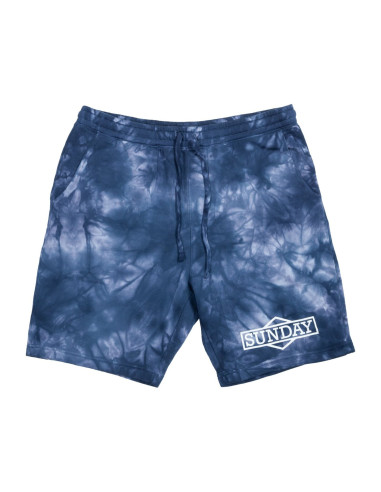 Sweat Pant short Color: blue, Model Year: 2021, Size: L, Textile fiber name: 100% Baumwolle