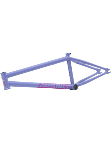 Sunday Street Sweeper Frame Bottom Bracket: Mid BB, Chain Stay Length: 12.7 to 13, Color: purple, Material: CrMo, Model Year: 20