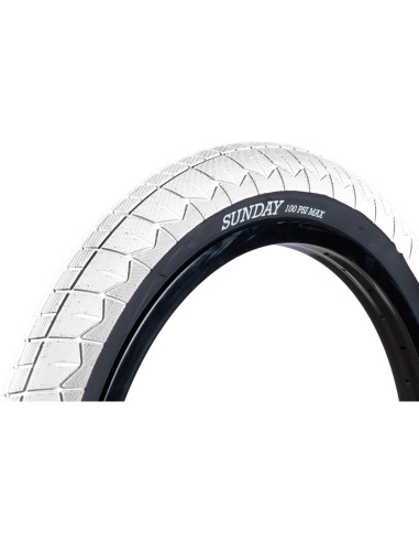 Sunday Current V2 Tire Color: white, Model Year: 2020, Scope of application: BMX, Size: 20", Width: 2.4