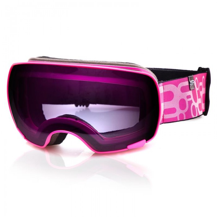 Spokey YOHO lyžiarske okuliare ružové