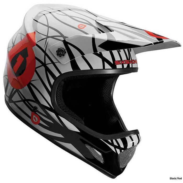 661 Evo (2013) helma Wired šedo/červená SixSixOne - grey/red