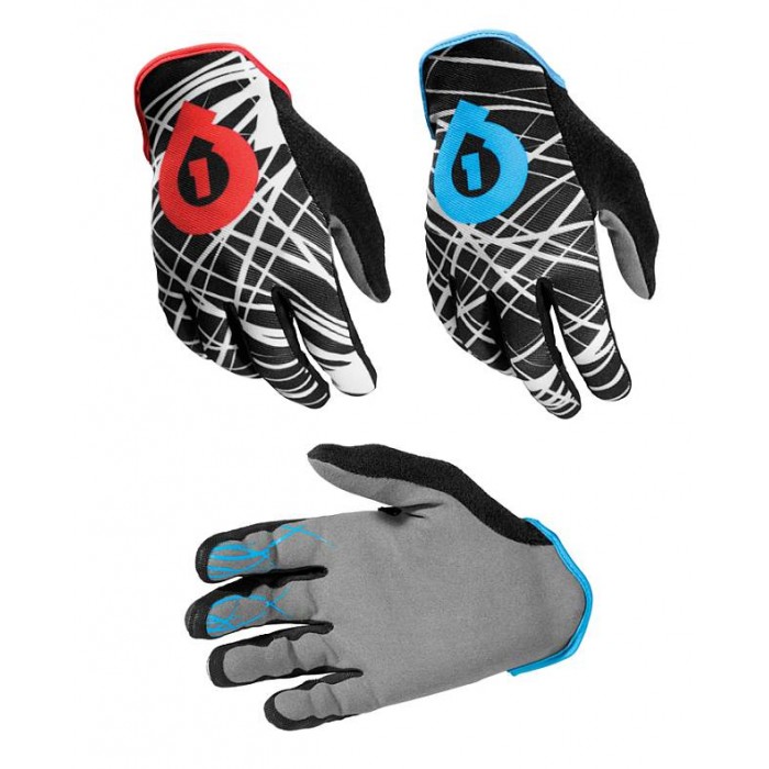 661 REV Wired rukavice - SixSixOne - modré vel. L