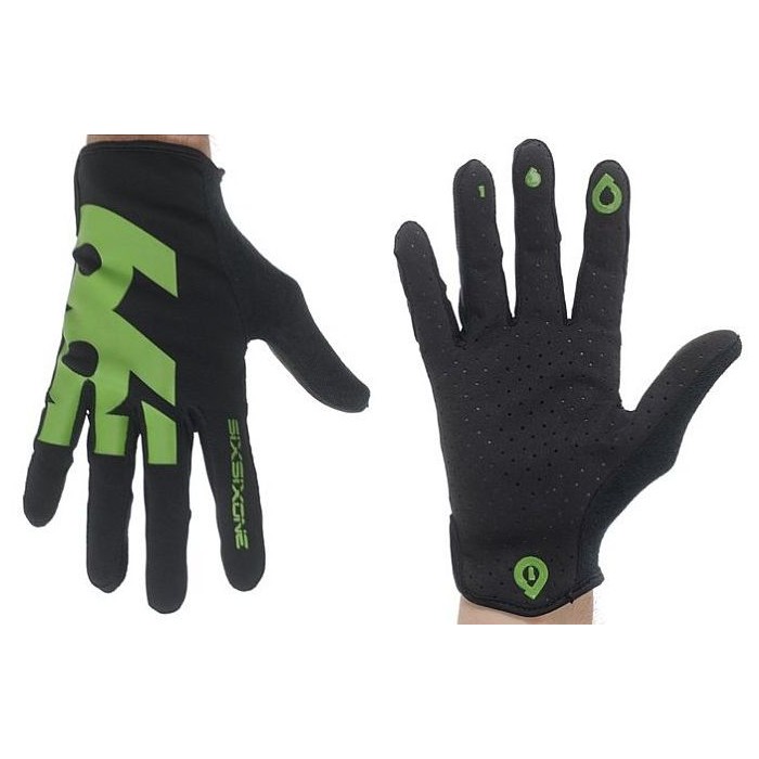 661 COMP 15  rukavice - SixSixOne - Černo/zelené