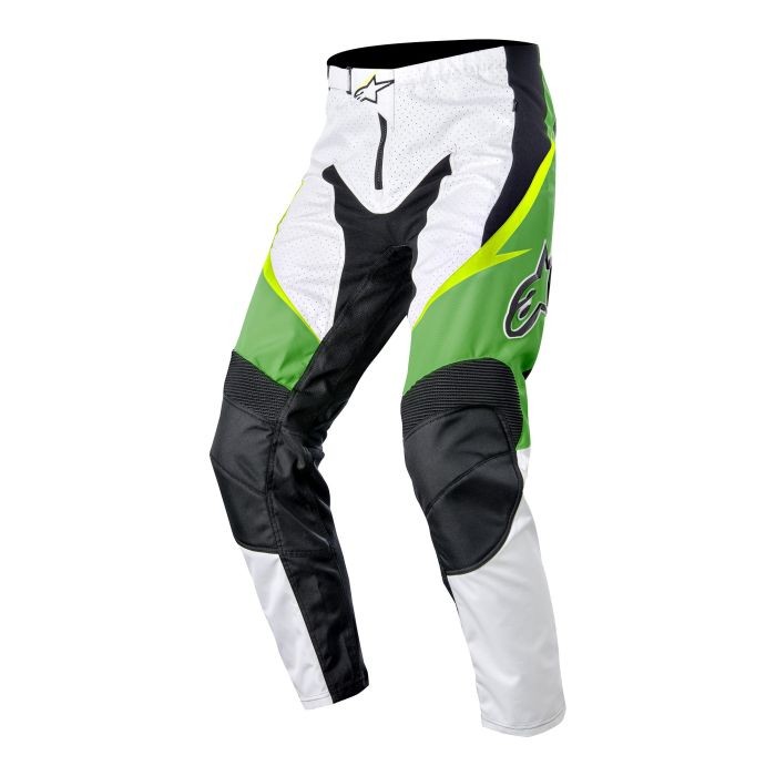 Alpinestars Sight Pants White/Green/Lime kalhoty - Veľkosť 36
